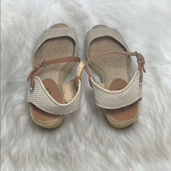 Lucky Brand Kyndra Wedge Espadrille Sandals Sz 10 - Picture 4 of 7